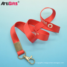 Factory direct wholesale custom cheap printed lanyard webbing nylon strap